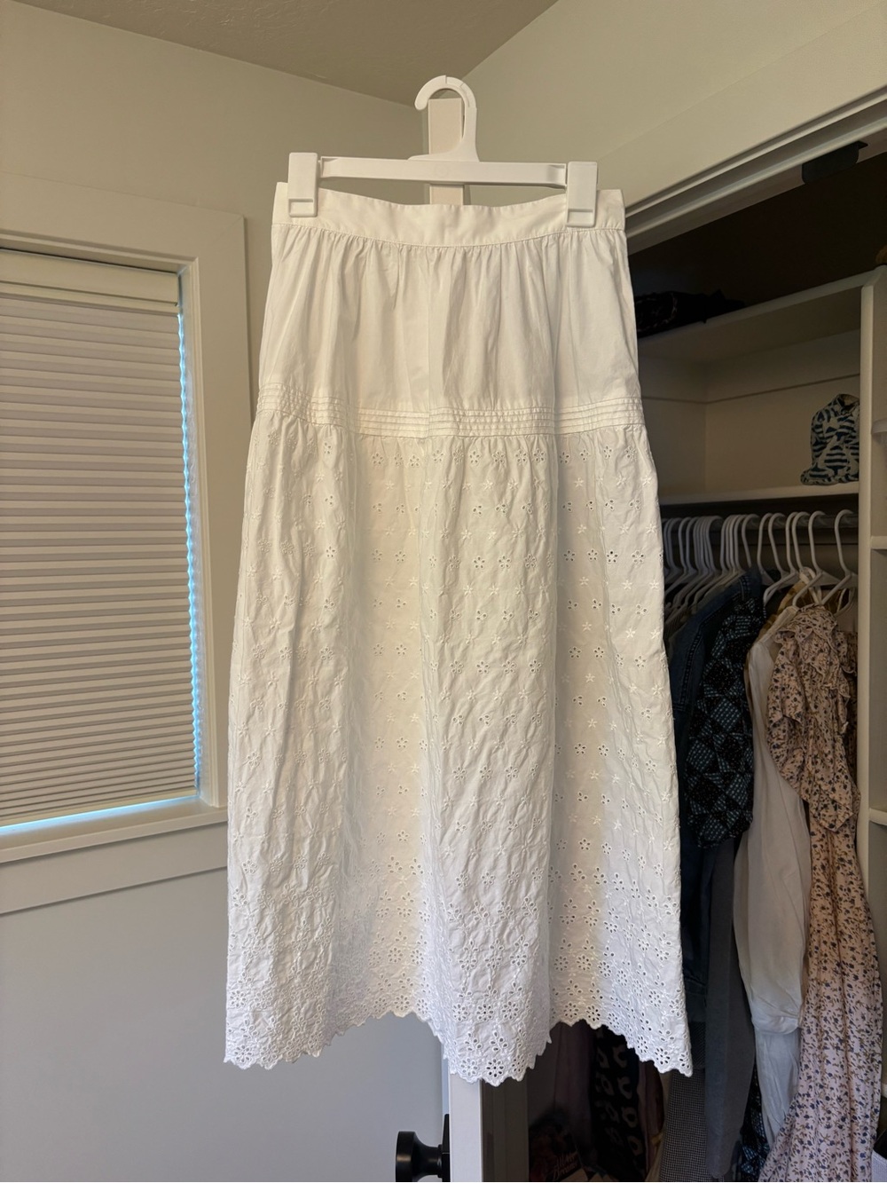 Gap x Doen white eyelet skirt